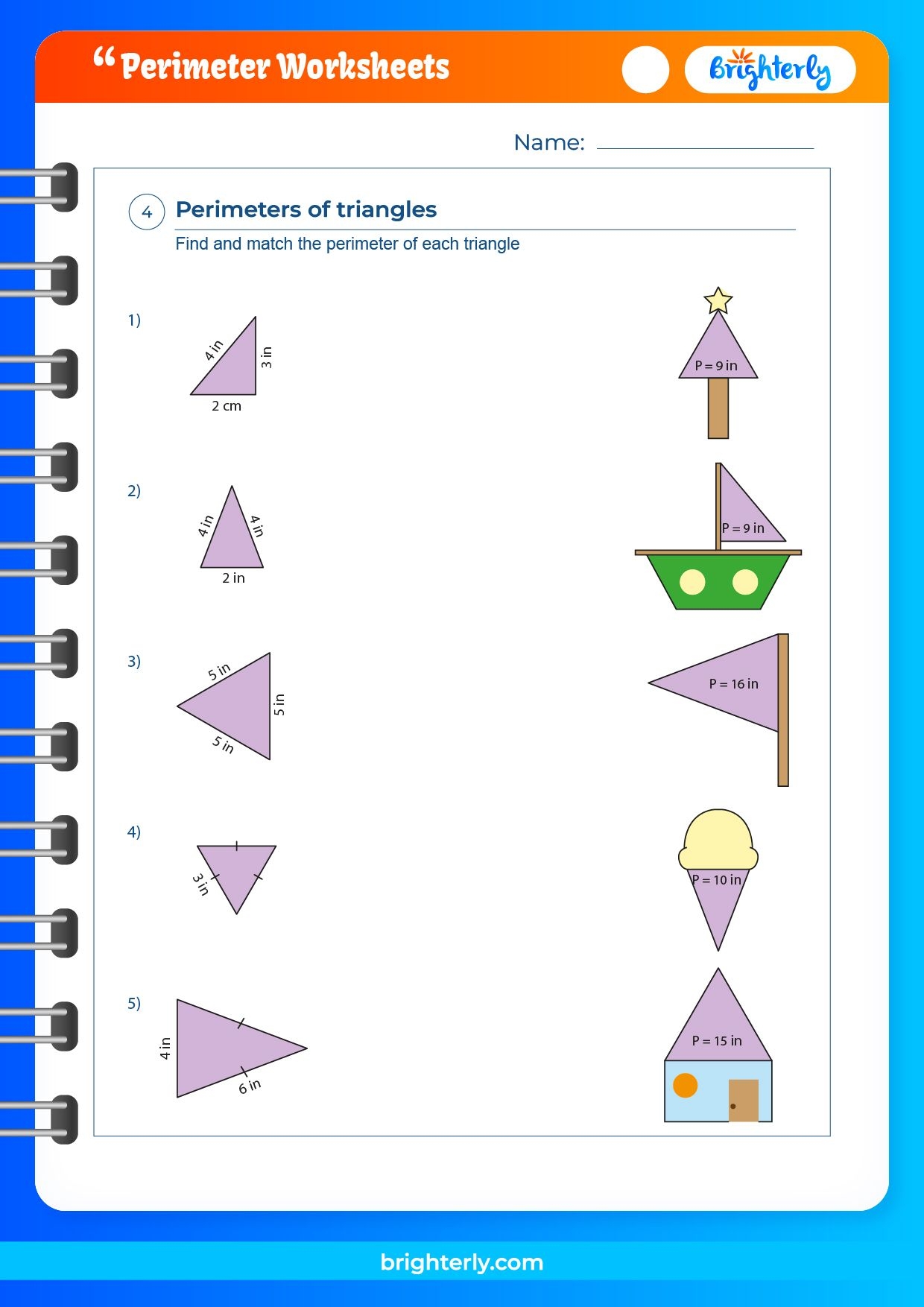 Free Printable Perimeter Worksheets Word Problems PDFs Brighterly