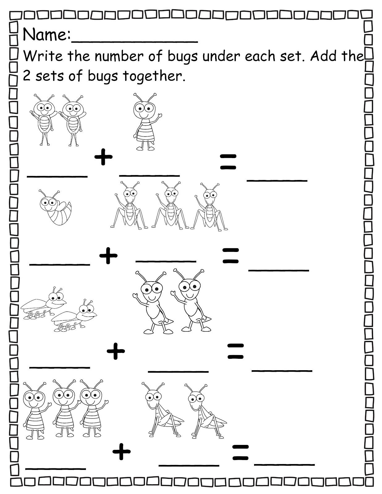 Free Printable Prek Worksheets