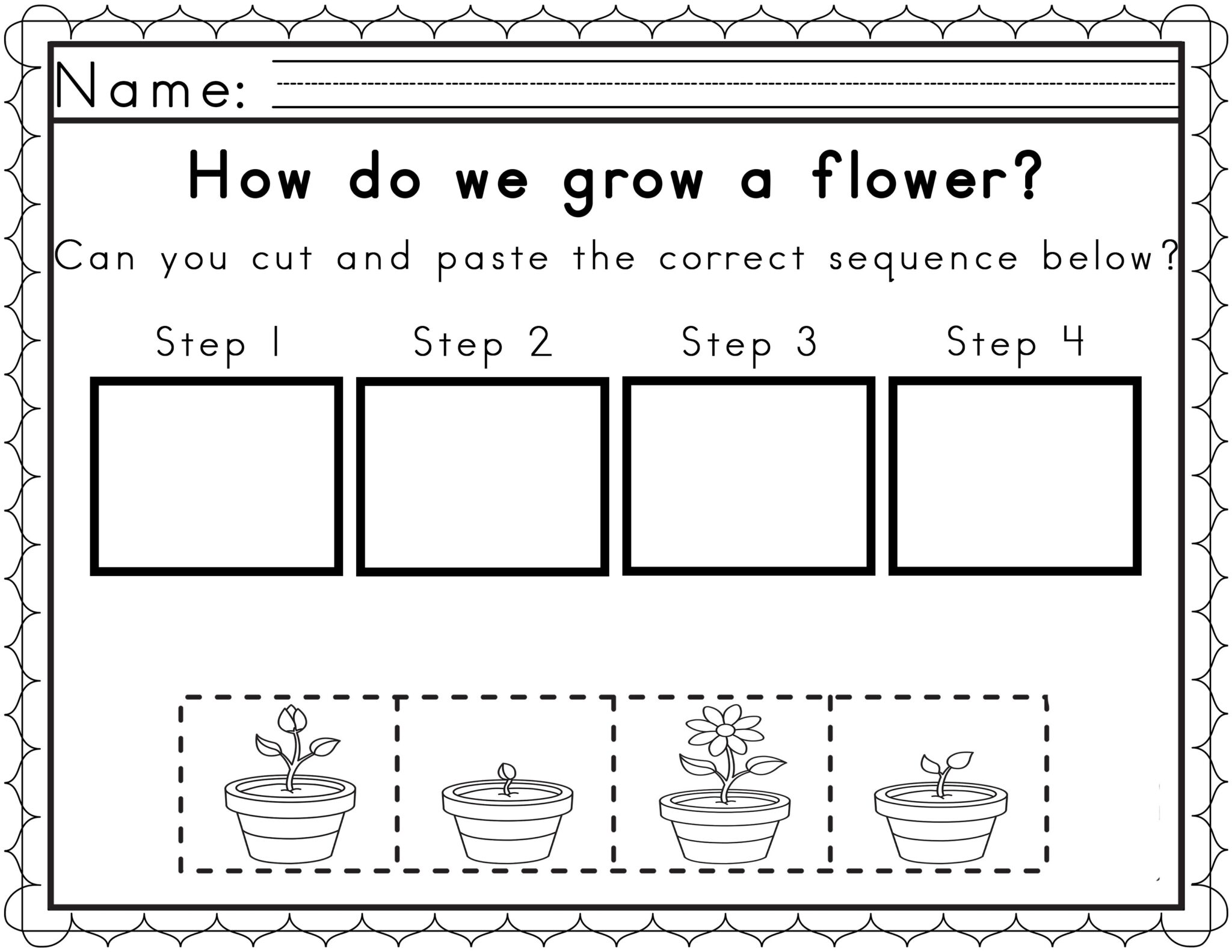 Sequencing Worksheets - Printable Coloring Free