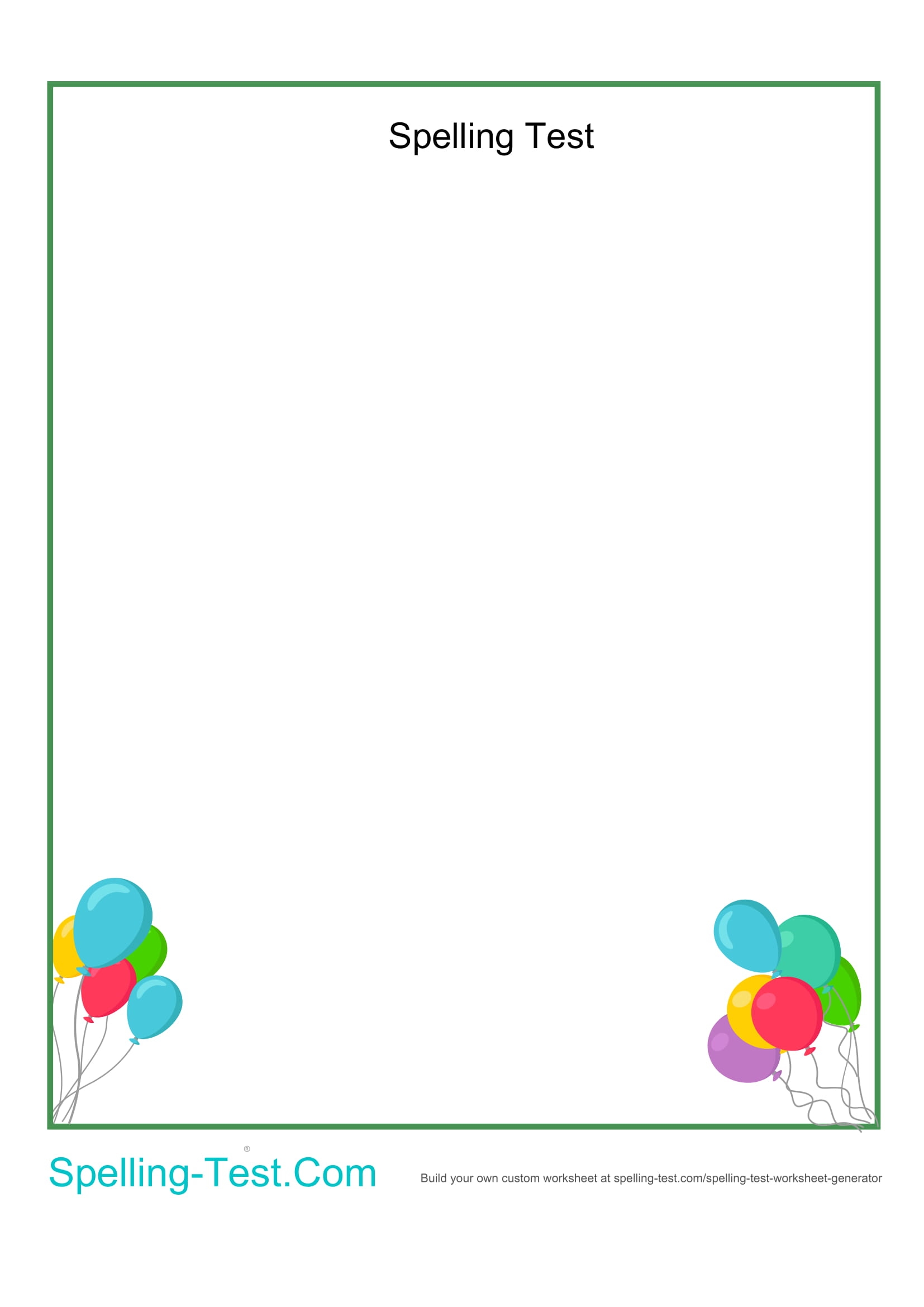 Free Spelling Worksheet Makers And Activities Worksheets Library