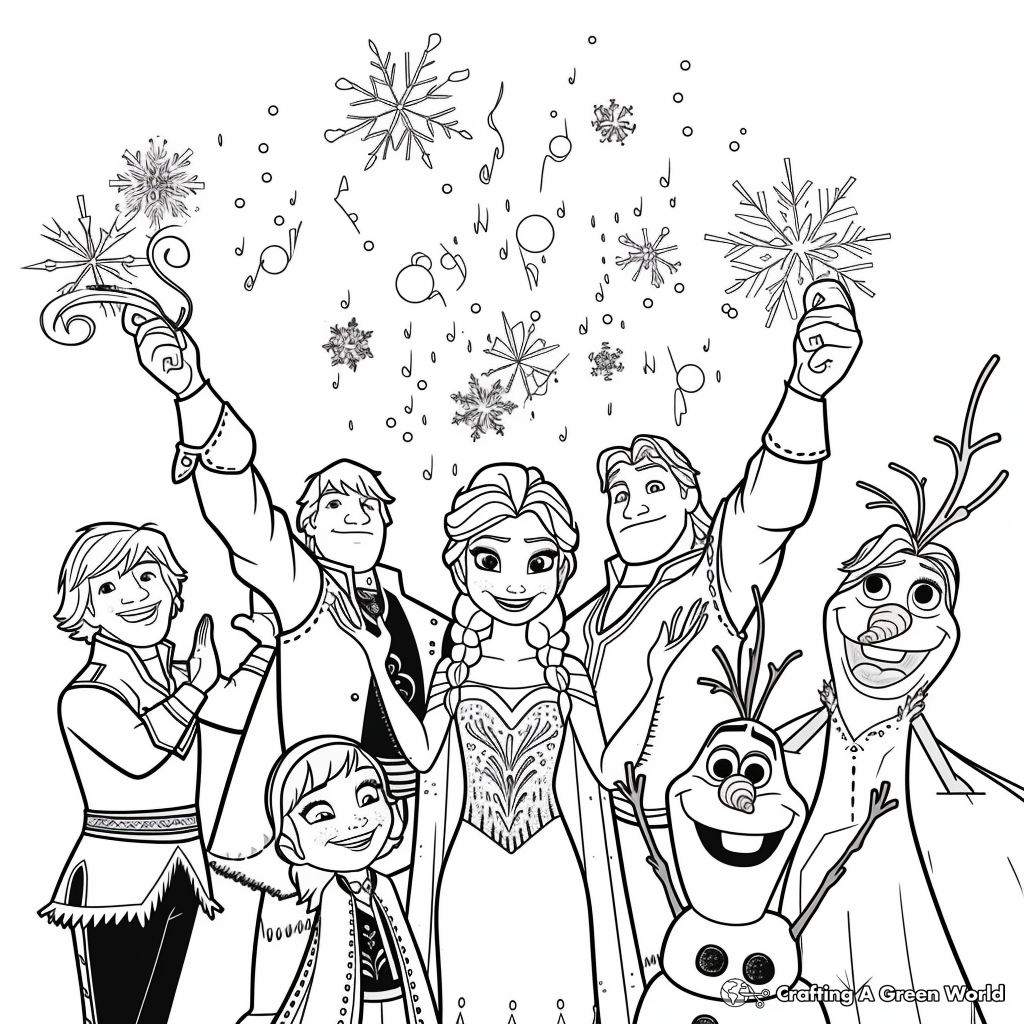 Frozen Coloring Pages Free Printable 