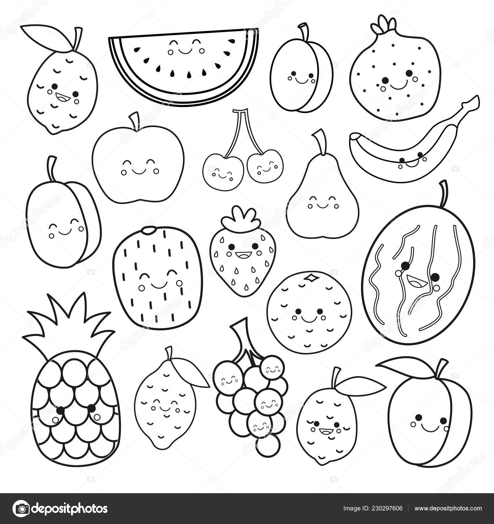 Fruit Coloring Page Fruit Coloring Pages Cute Colorin Vrogue co