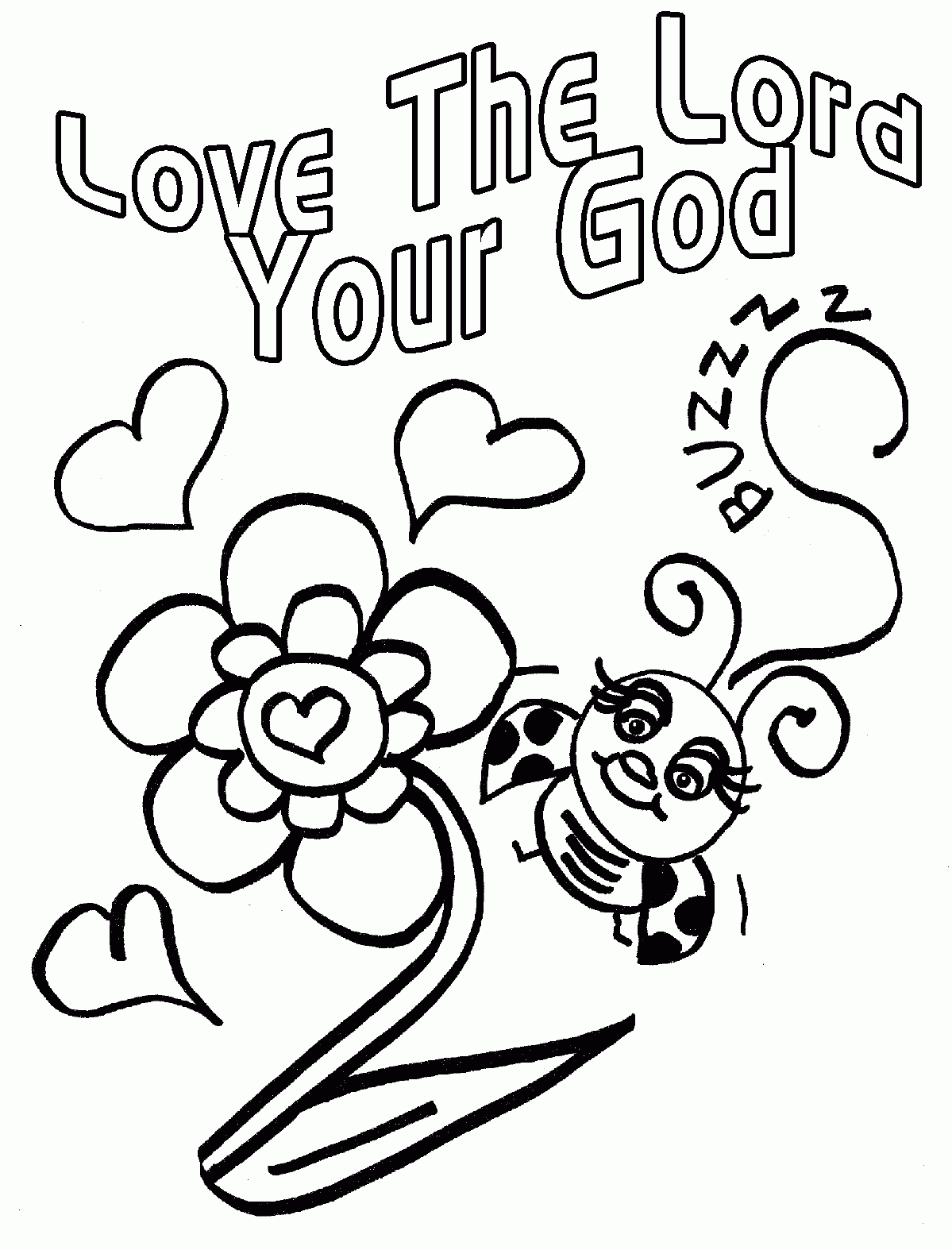 God Is Love Coloring Pages Free Coloring Home