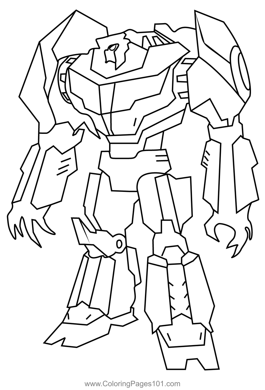 Grimlock From Transformers Coloring Page For Kids Free Transformers 