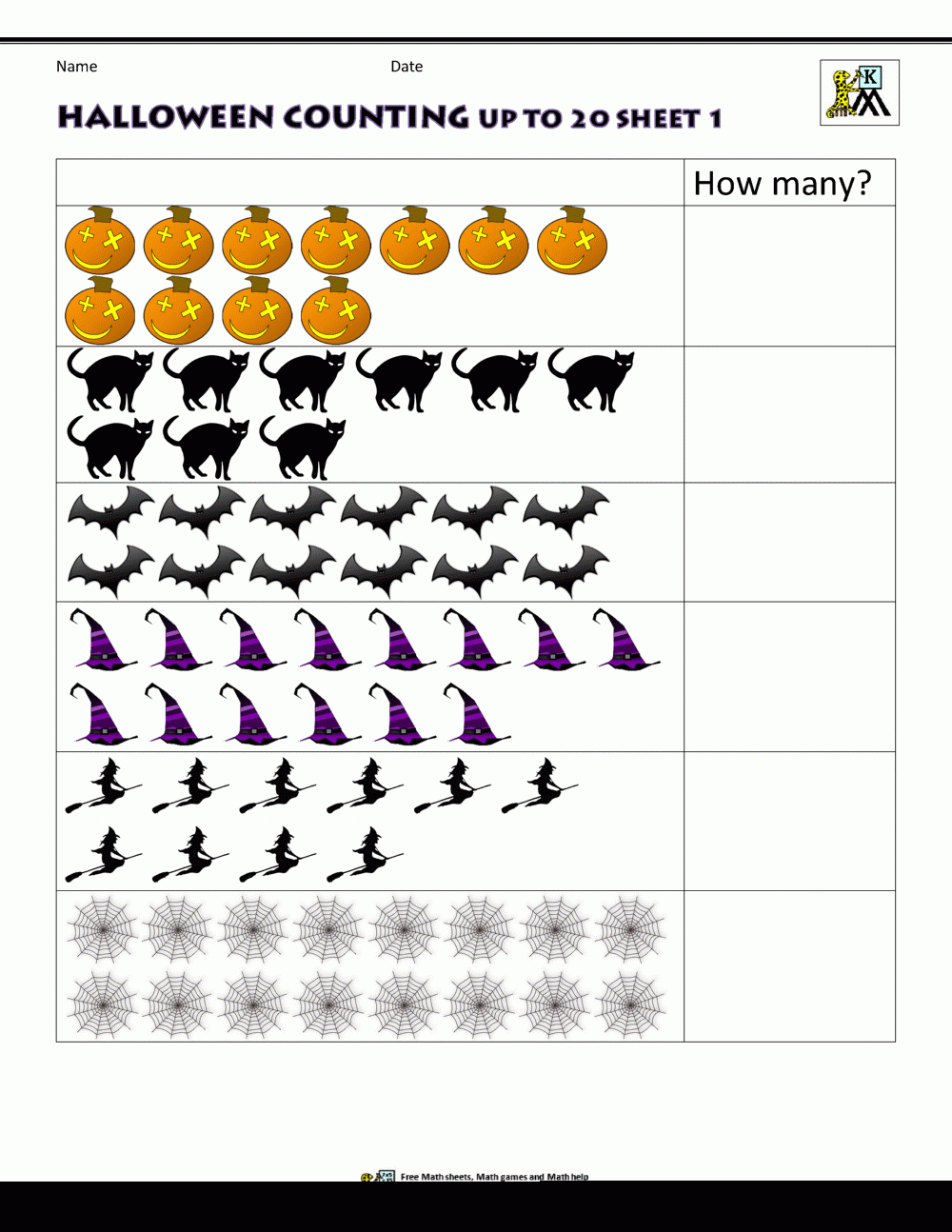 Halloween Math Worksheets Grade 1 AlphabetWorksheetsFree
