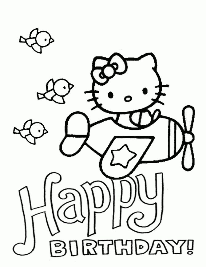 Happy Birthday Coloring Pages Coloring rocks 