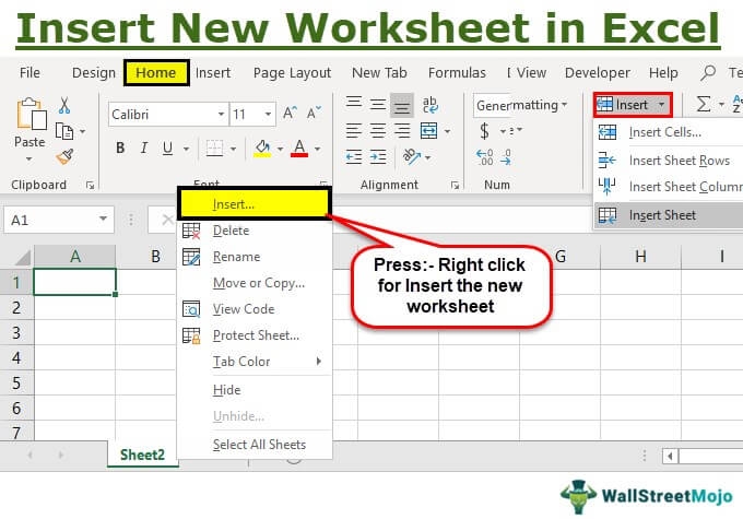 How To Add Worksheet In Excel Worksheets Library