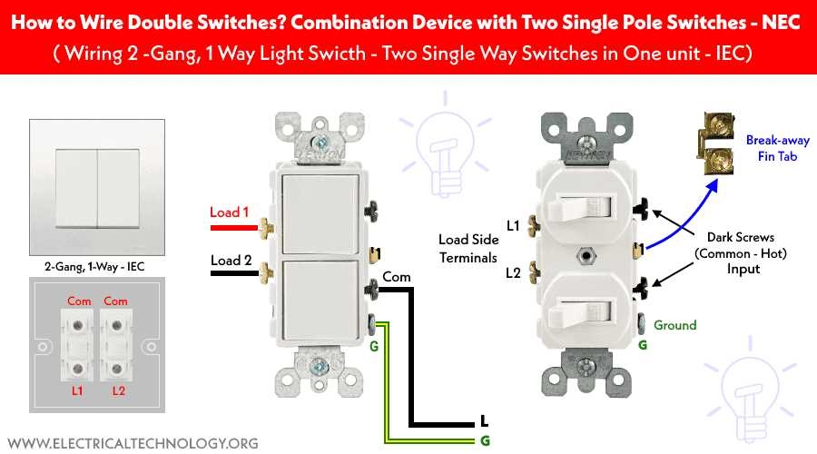 How To Wire A Double Light Switch The Ultimate Diagram Guide