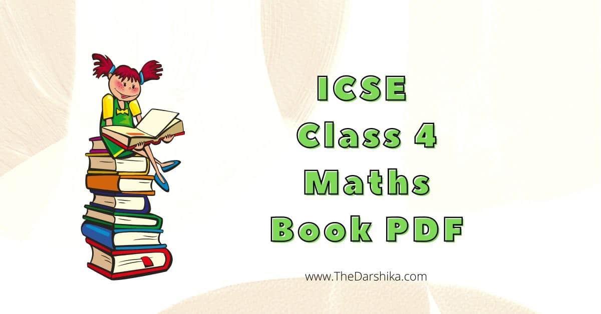 ICSE Class 4 Maths Book PDF 2024