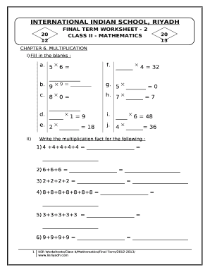 Iisj Worksheets Doc Template PdfFiller