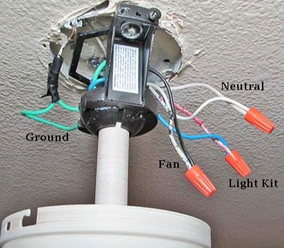 Installing Ceiling Fan With Light Wiring Infoupdate
