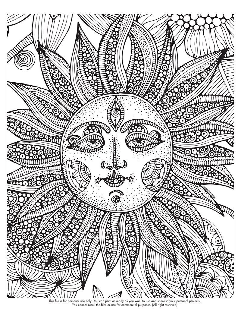 Intricate Coloring Pages For Adults Coloring Home