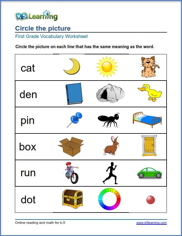 K5 Learning Math Worksheets Grade 5