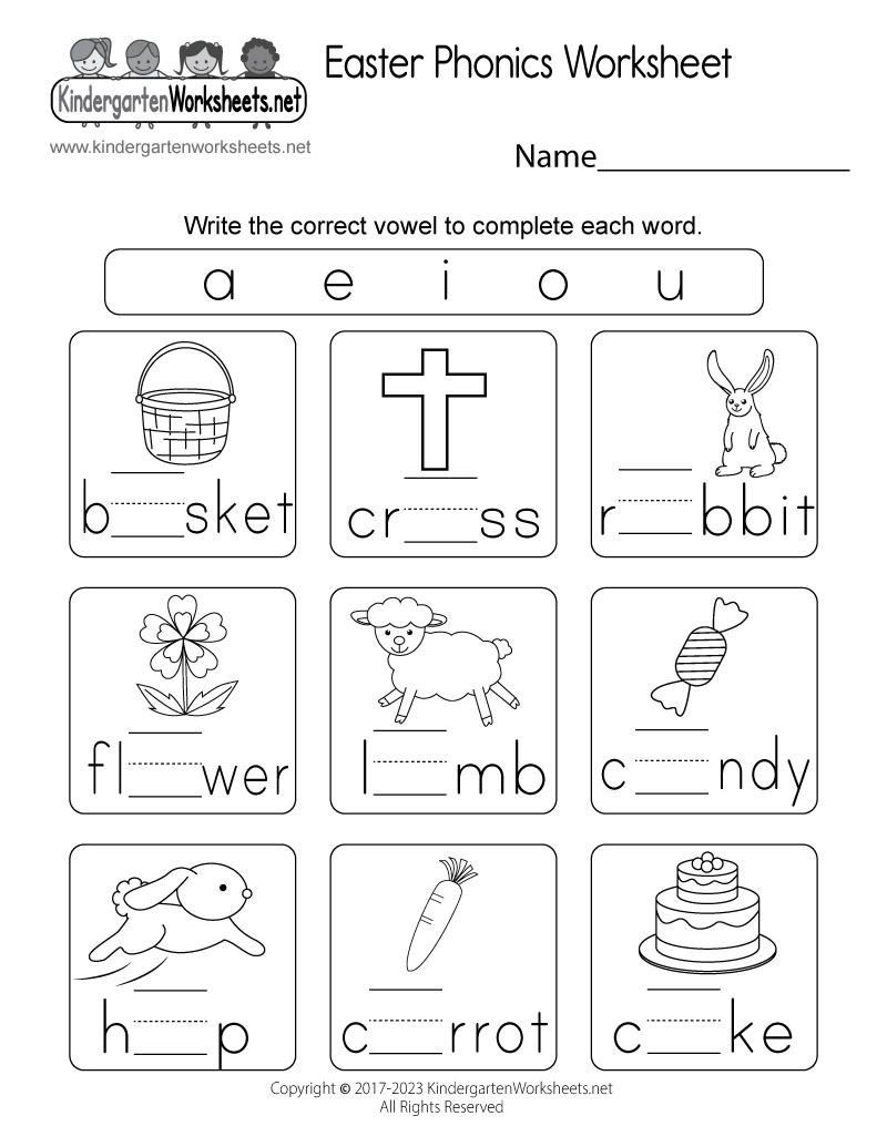 Kindergarten Phonics Worksheets Pdf Kindergarten