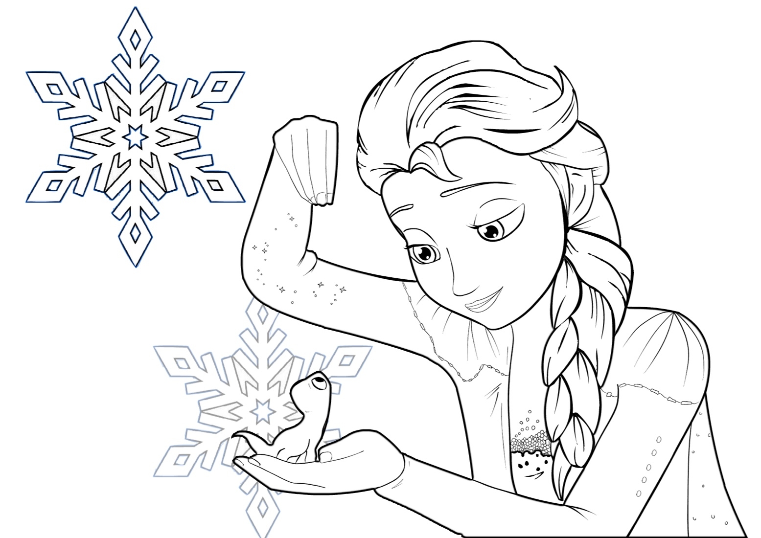 Kleurplaat Van Elsa Uit Frozen Frozen Coloring Sheets Frozen Coloring 