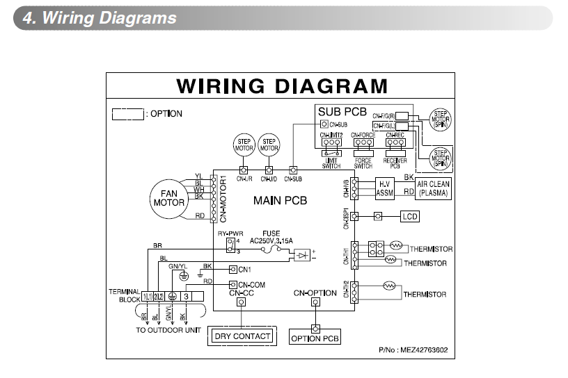 Ladder Wiring Diagram For Daikin Heat Pump