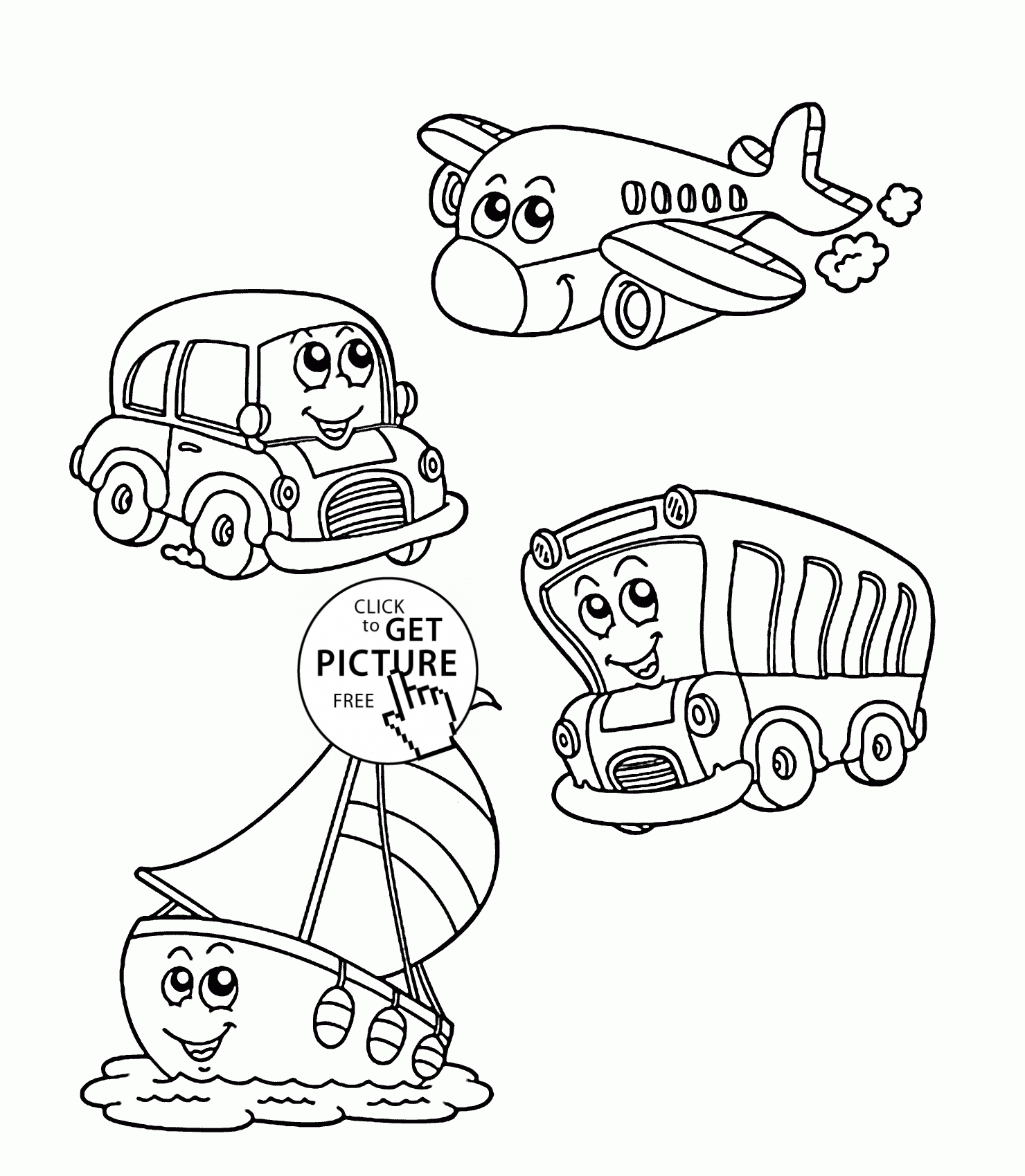 Land Transportation Coloring Pages Coloring Pages 7840 The Best Porn 