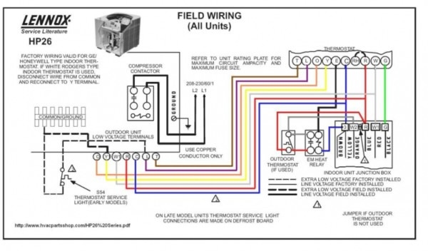 Lennox Thermostat Wiring Diagram