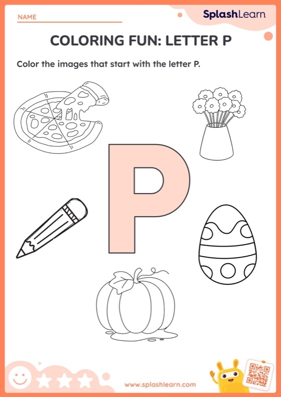 Letter P Coloring Worksheets Infoupdate