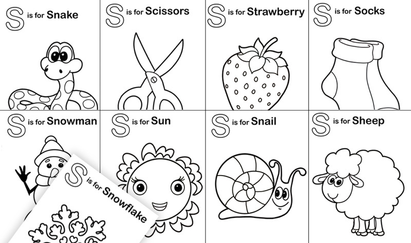 Letter S Worksheets BuyLapbook