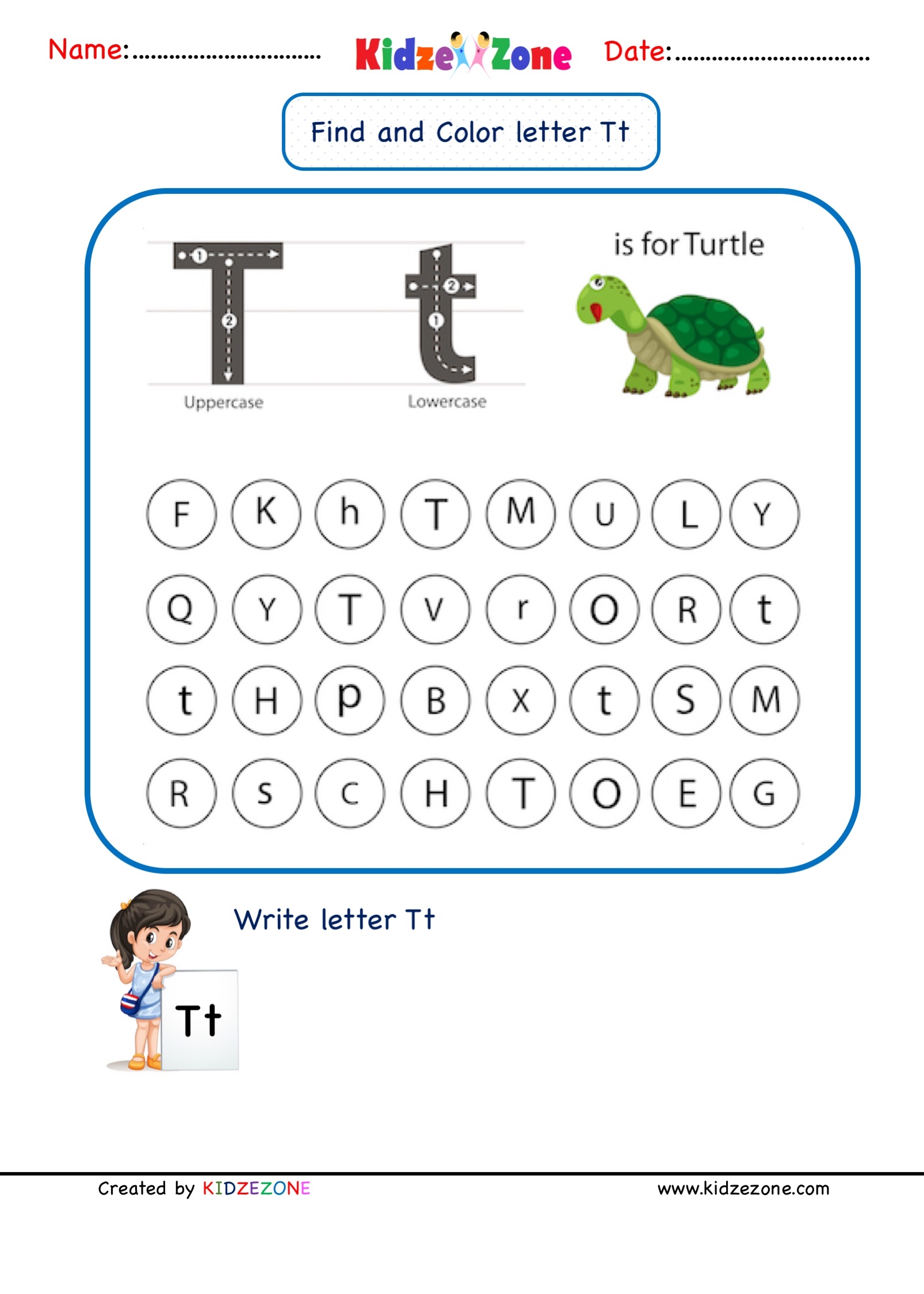 Letter T Alphabet Activity Worksheet Doozy Moo Worksheets Library