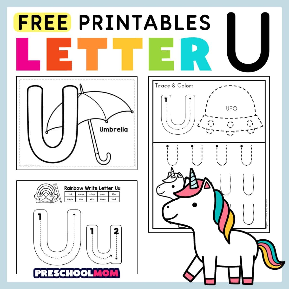 Letter U Worksheets 50 FREE Printables Printabulls Worksheets Library