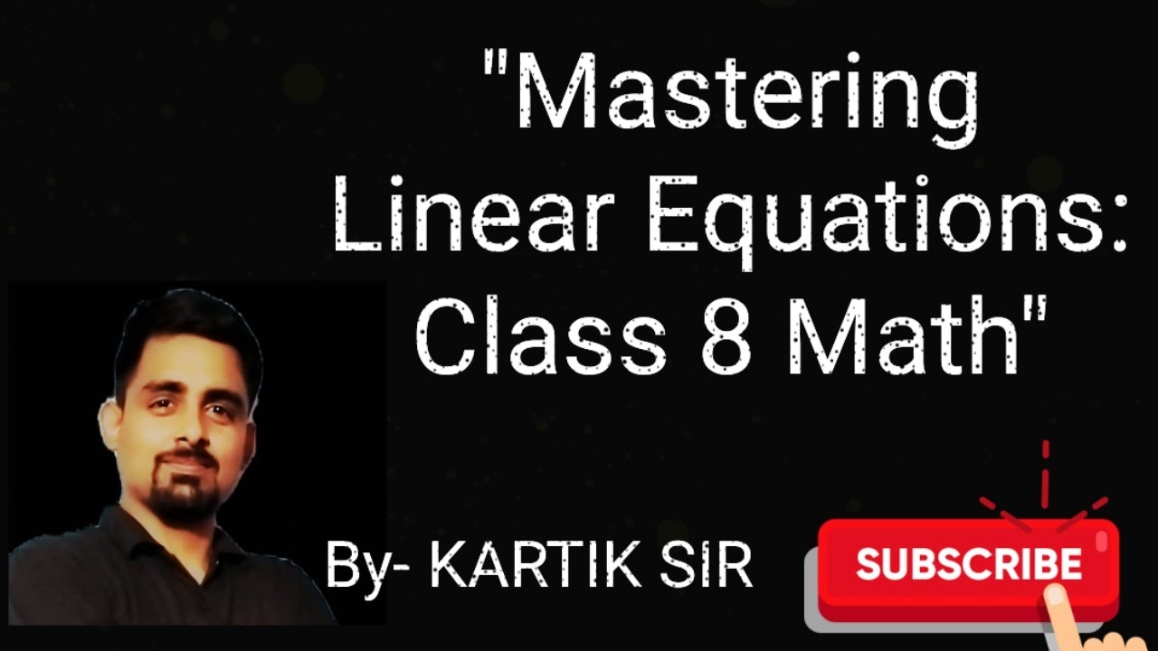 Linear Equation Class 8 Extra Questions At Ellamae Purcell Blog
