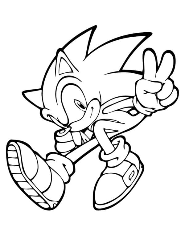 Logo Sonic Coloring Page Free Printable Coloring Pages For Kids