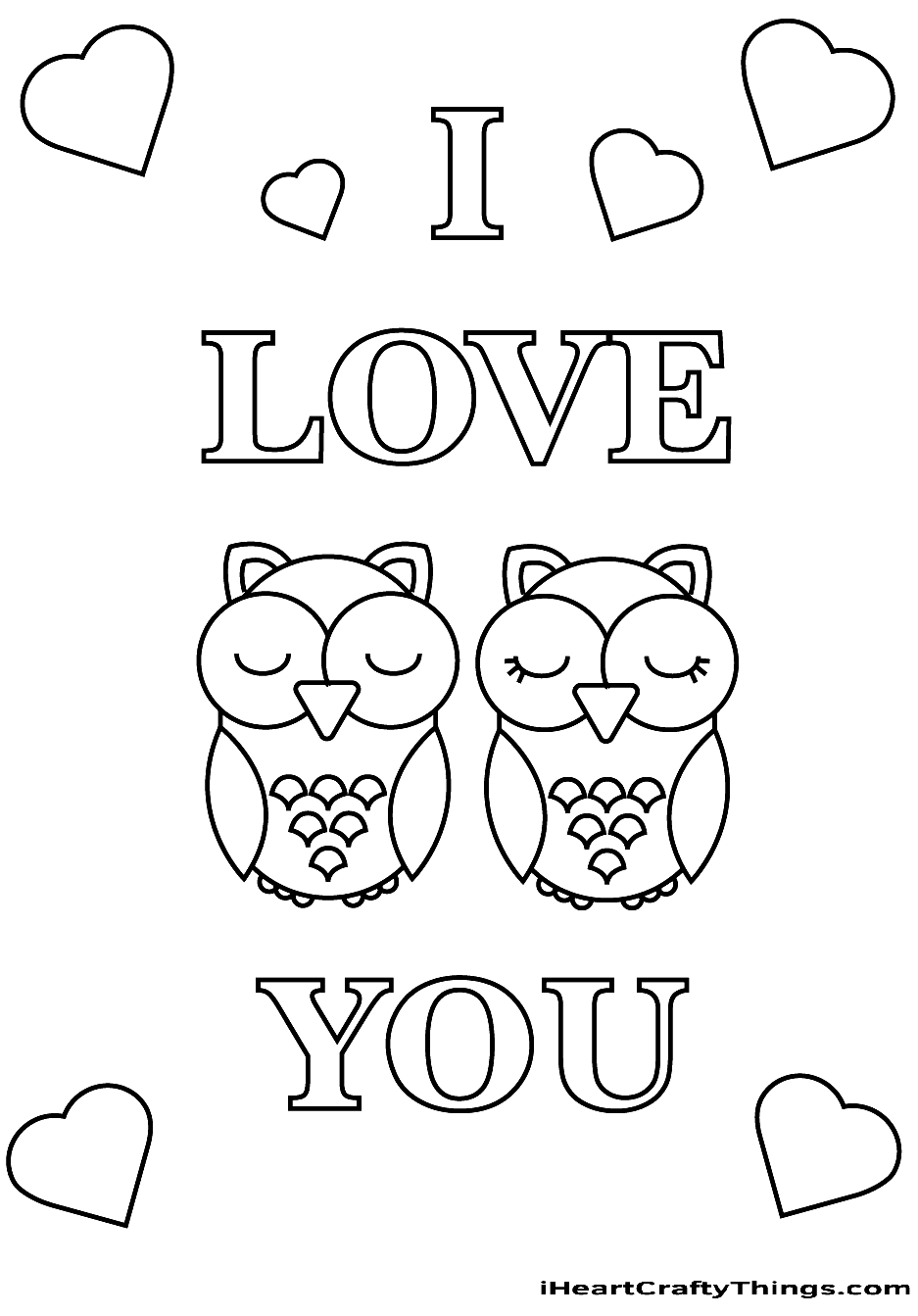 Love Coloring Pages Coloring Pages For Kids And Adults