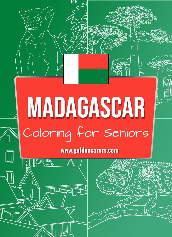 Madagascar Coloring Templates