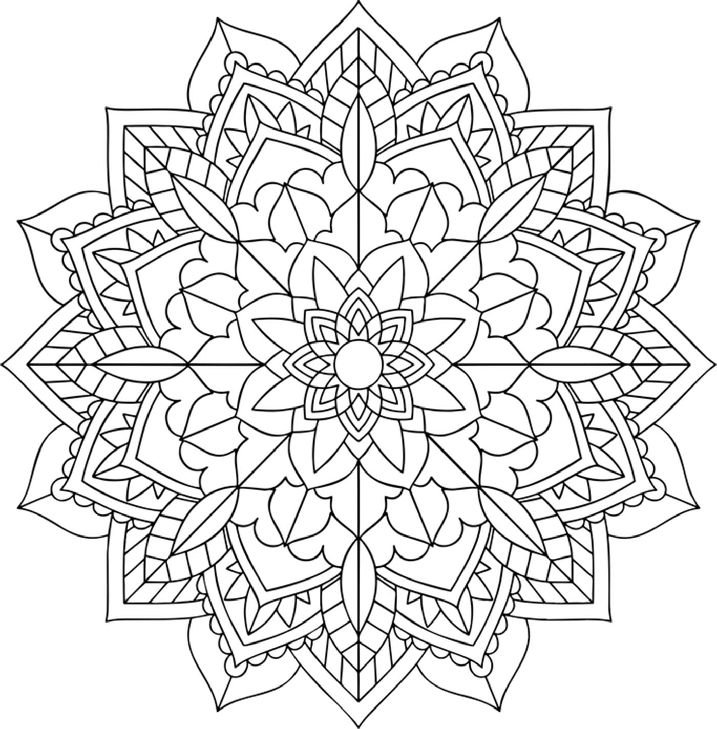 Mandala Coloring Pages For Adults To Print Coloring Pages