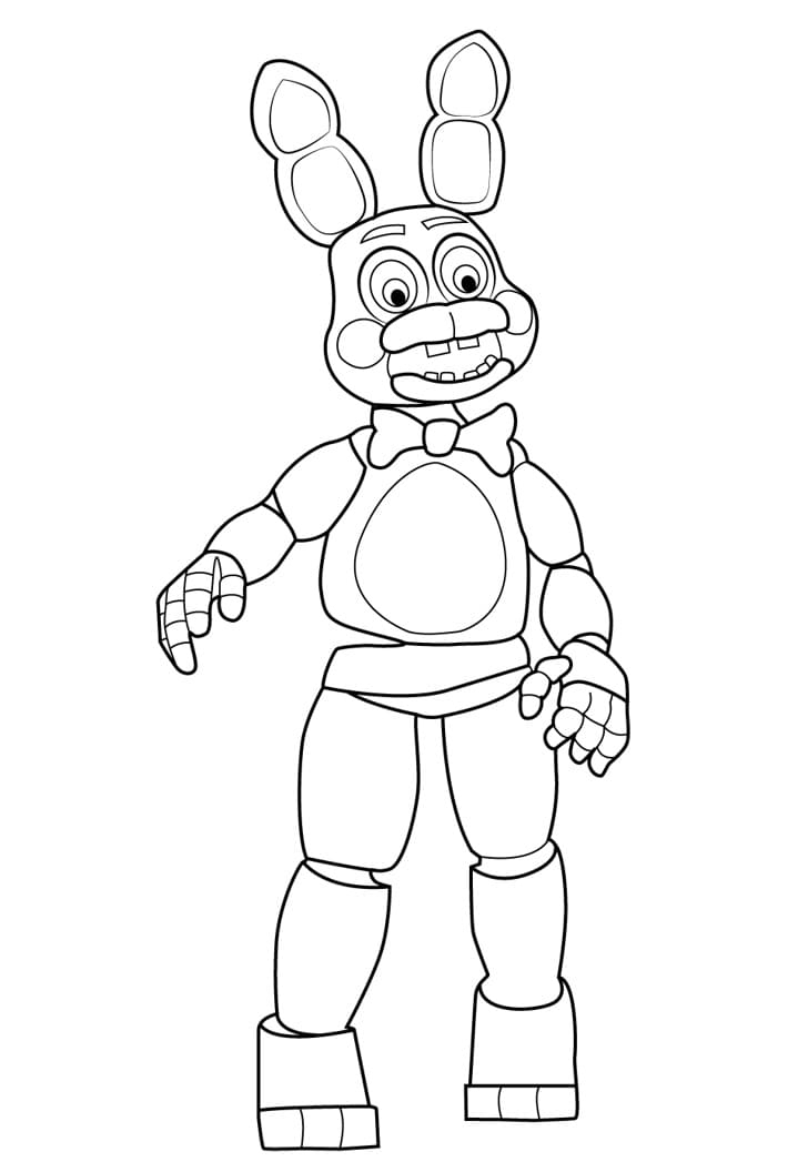 Marionette FNAF Coloring Page Free Printable Coloring Pages For Kids