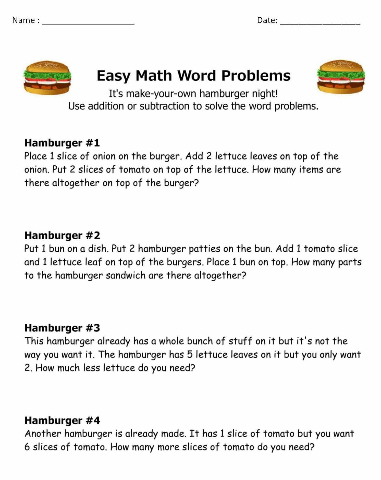 Math Problems For First Graders Worksheets WorksheetsCity