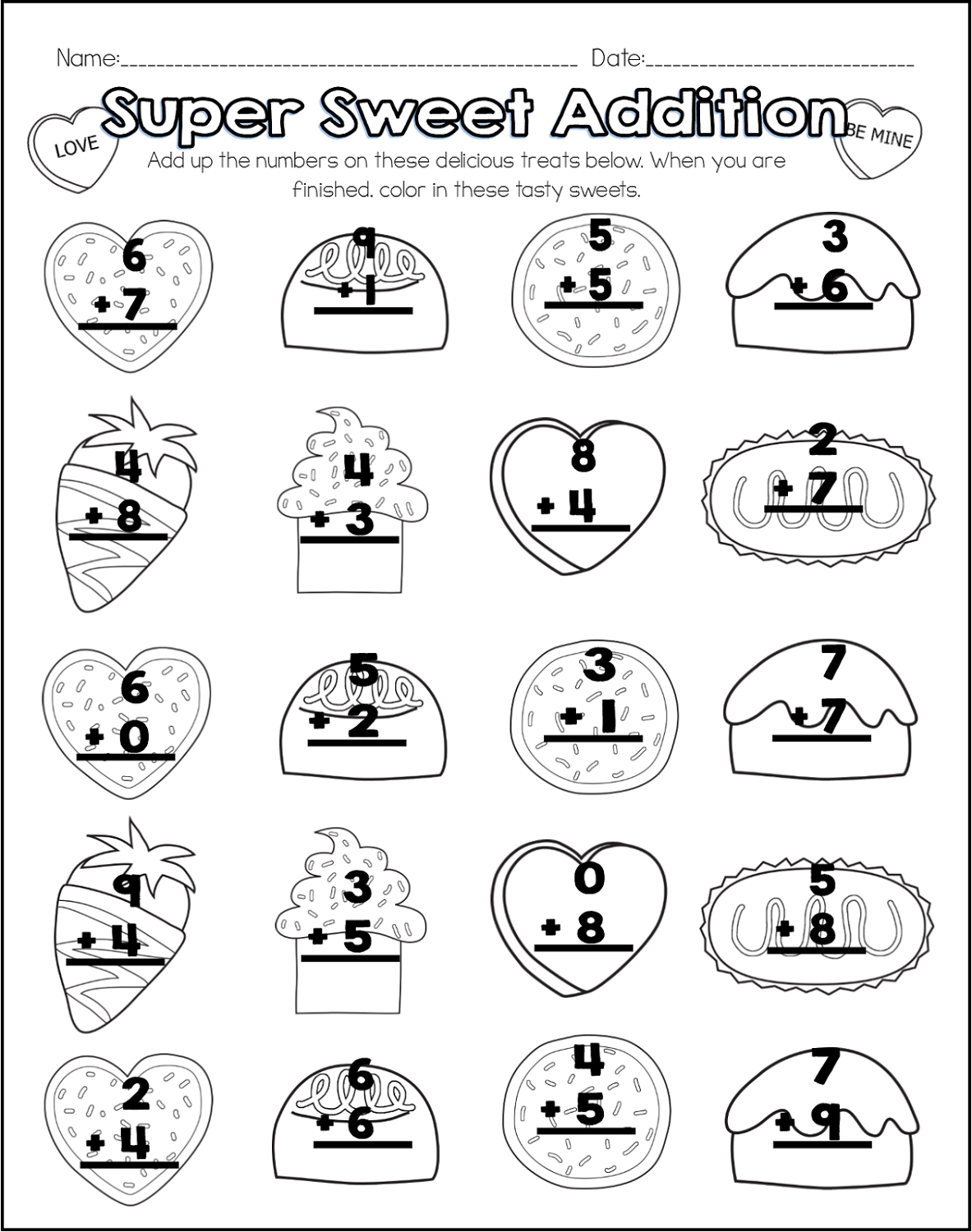 Math Worksheets Fun To Print Activity Shelter