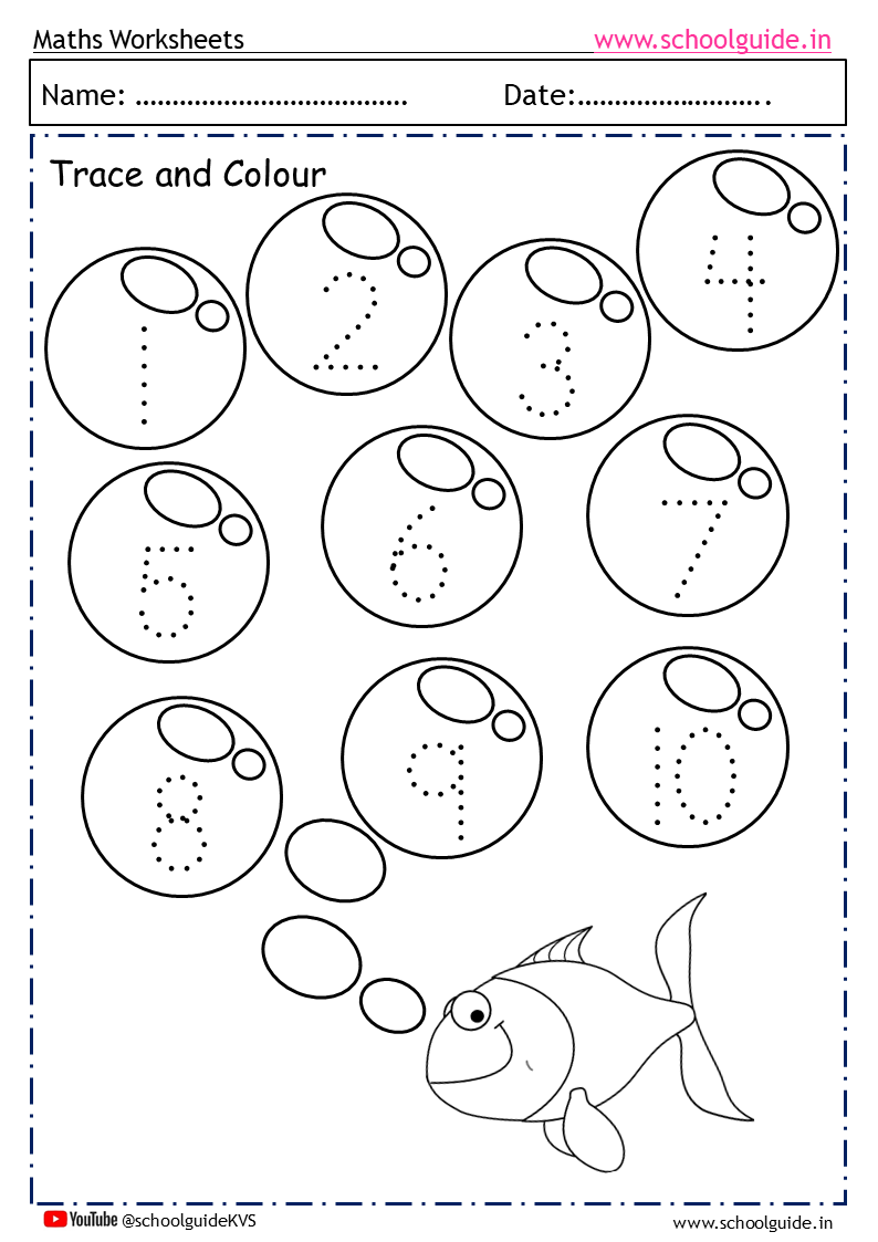 Maths Pre Primary Worksheets Worksheets Library