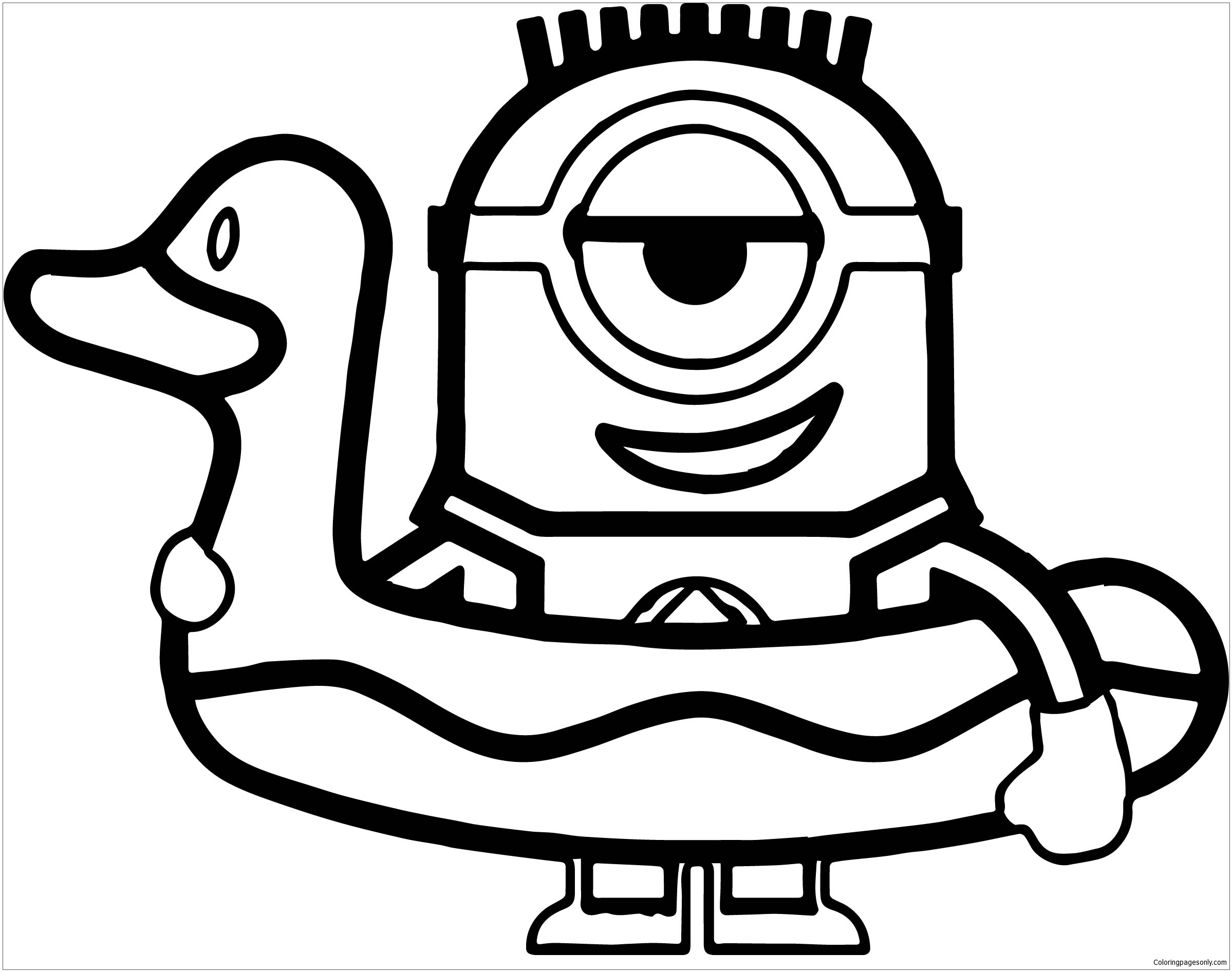 Minions Duck Coloring Pages Cartoons Coloring Pages Coloring Pages 