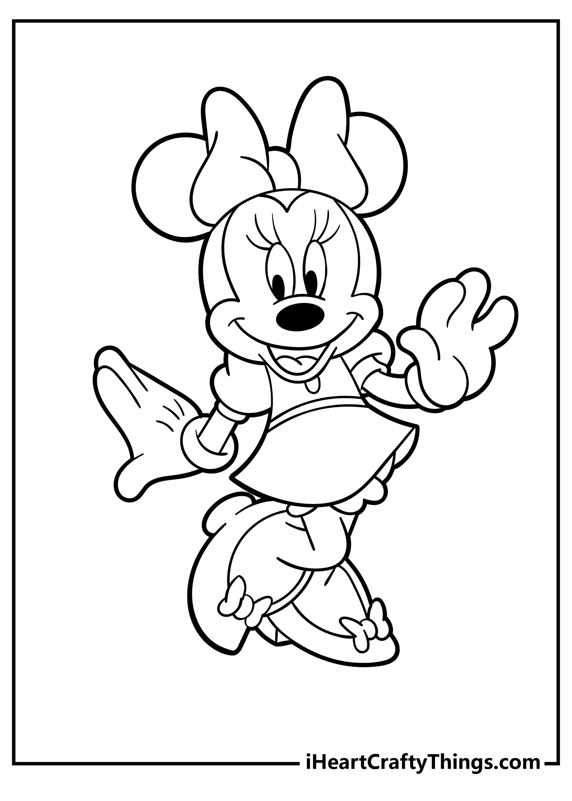 Minnie Mouse Colouring Pages Images At Netannaliseblog Blog