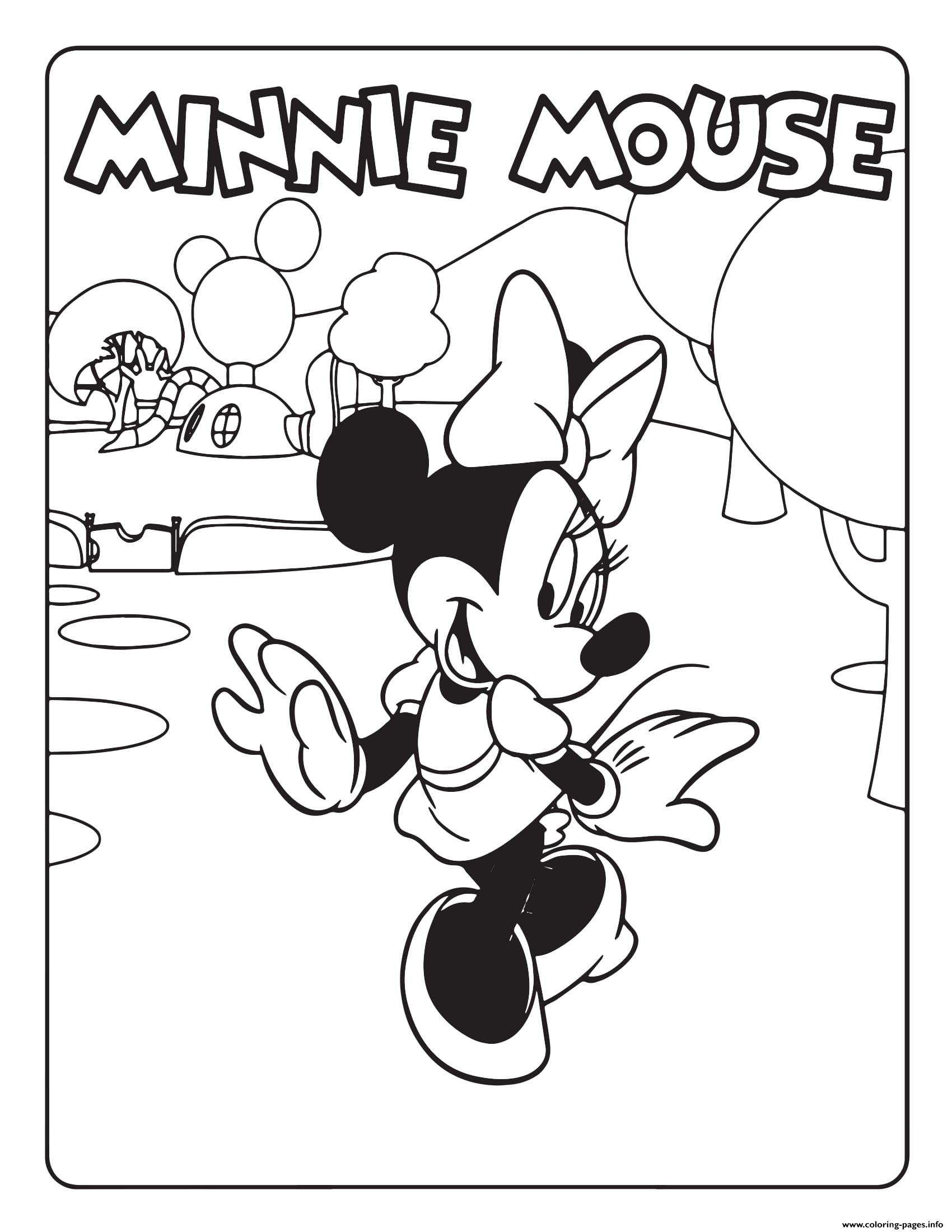 Minnie Mouse Colouring Pages Images At Netannaliseblog Blog