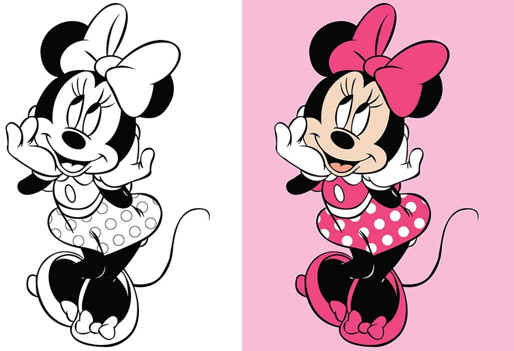 Minnie Mouse Colouring Pictures To Print Infoupdate