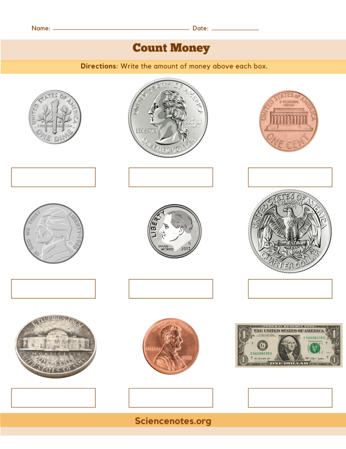 Money Worksheets Worksheets Alfa Worksheets