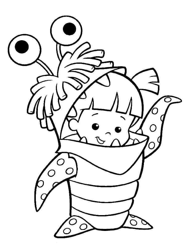 Monsters Inc Coloring Pages