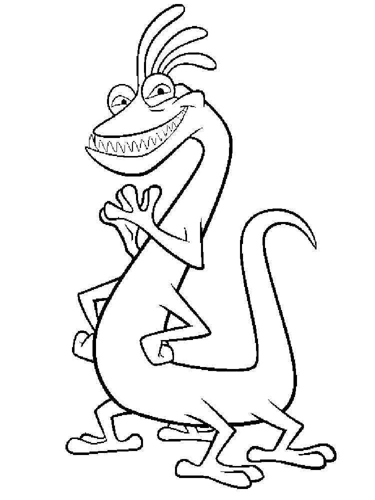 Monsters Inc Coloring Pages