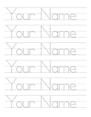 Name Tracing Worksheet Generator InkPx Worksheets Library
