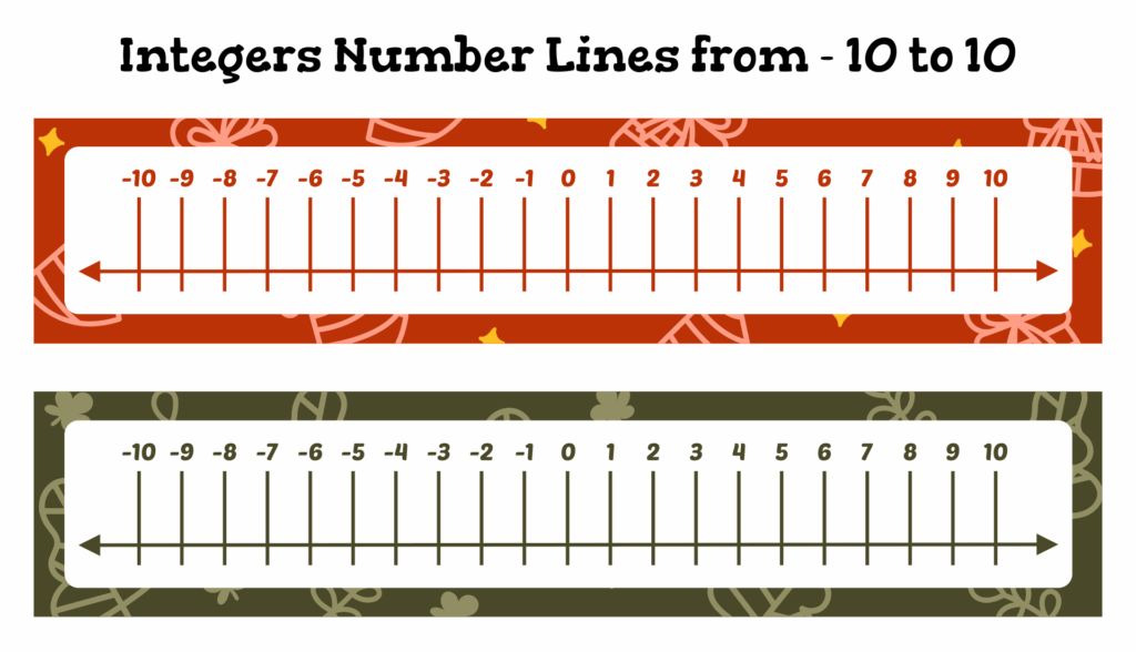 Number Line Printable - Printable Coloring Free