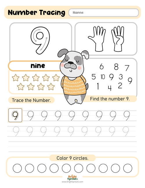 Number Tracing Worksheets Free Printable For Preschool To Kindergarten