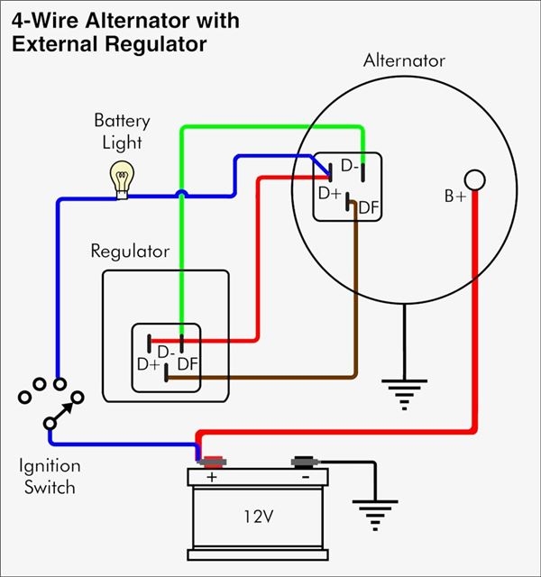 One Wire Alternator Diagram