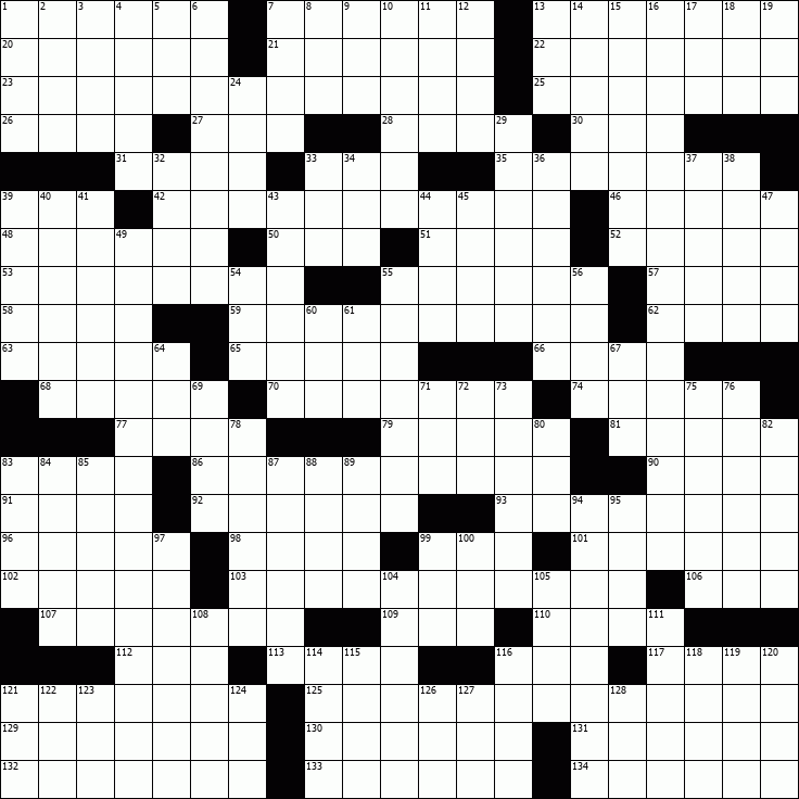 Onlinecrosswords Net Printable Daily Crosswords Php