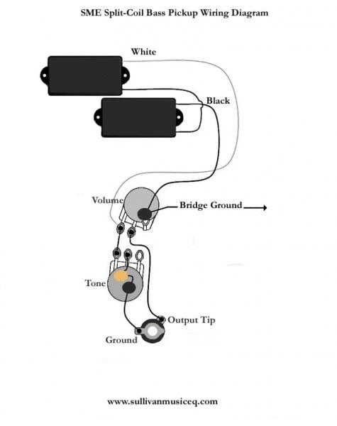 P Bass Wiring Diagram