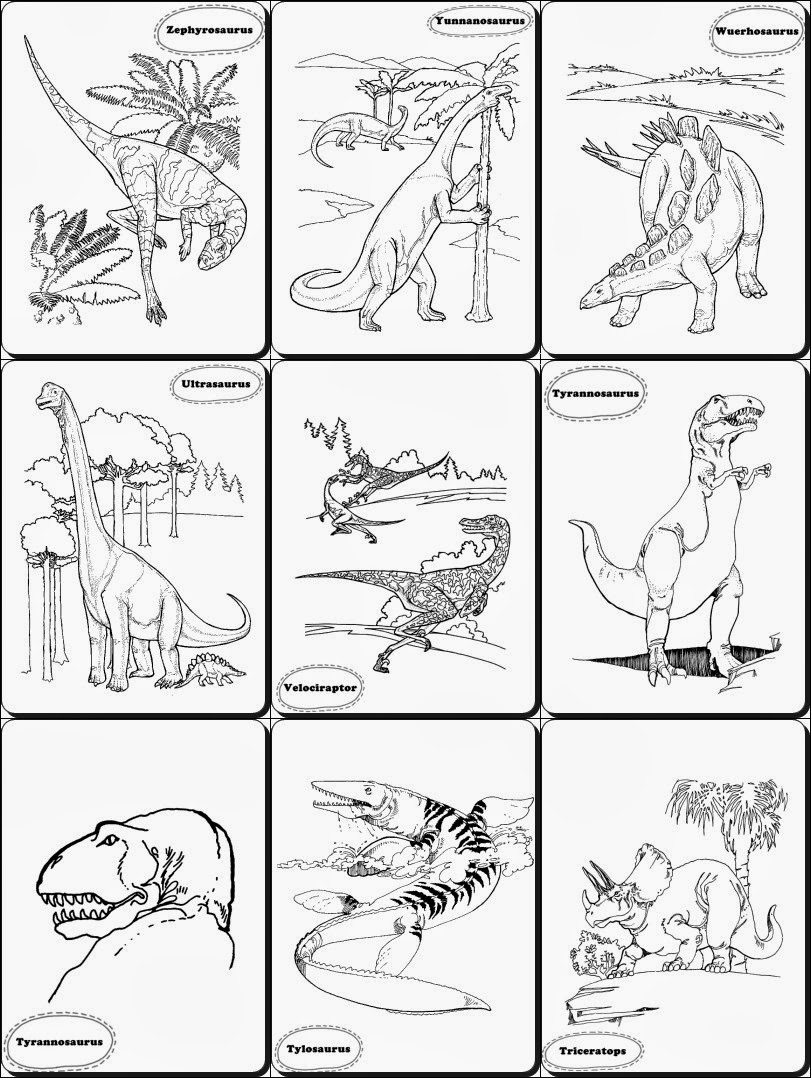Pdf Dinosaur Coloring Pages Pdf Coloring Pages