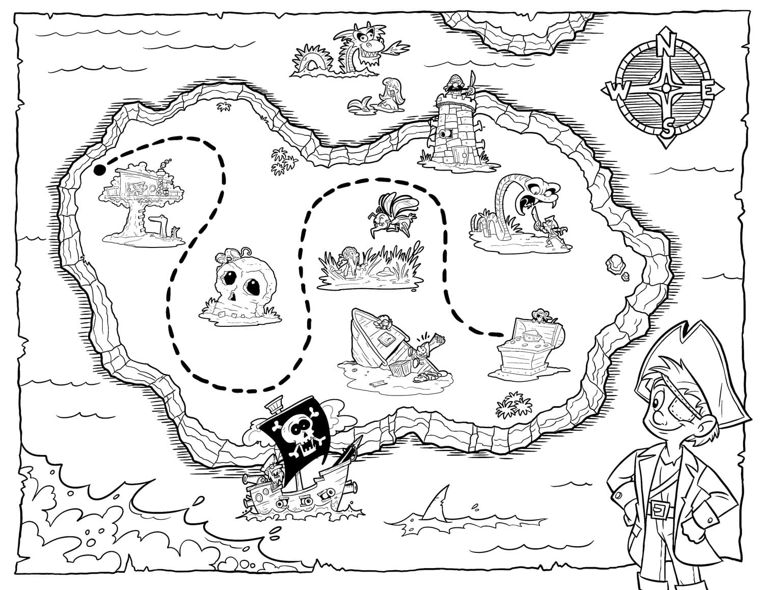 Pirate 39 s Treasure Map